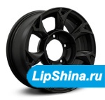 KHOMEN WHEELS 1505 15/5.5J 5x139.7 ET 5 Dia 98.5 Black